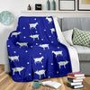 Goat Sheep Pattern Print Blanket-grizzshop