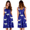 Goat Sheep Pattern Print Dress-grizzshop