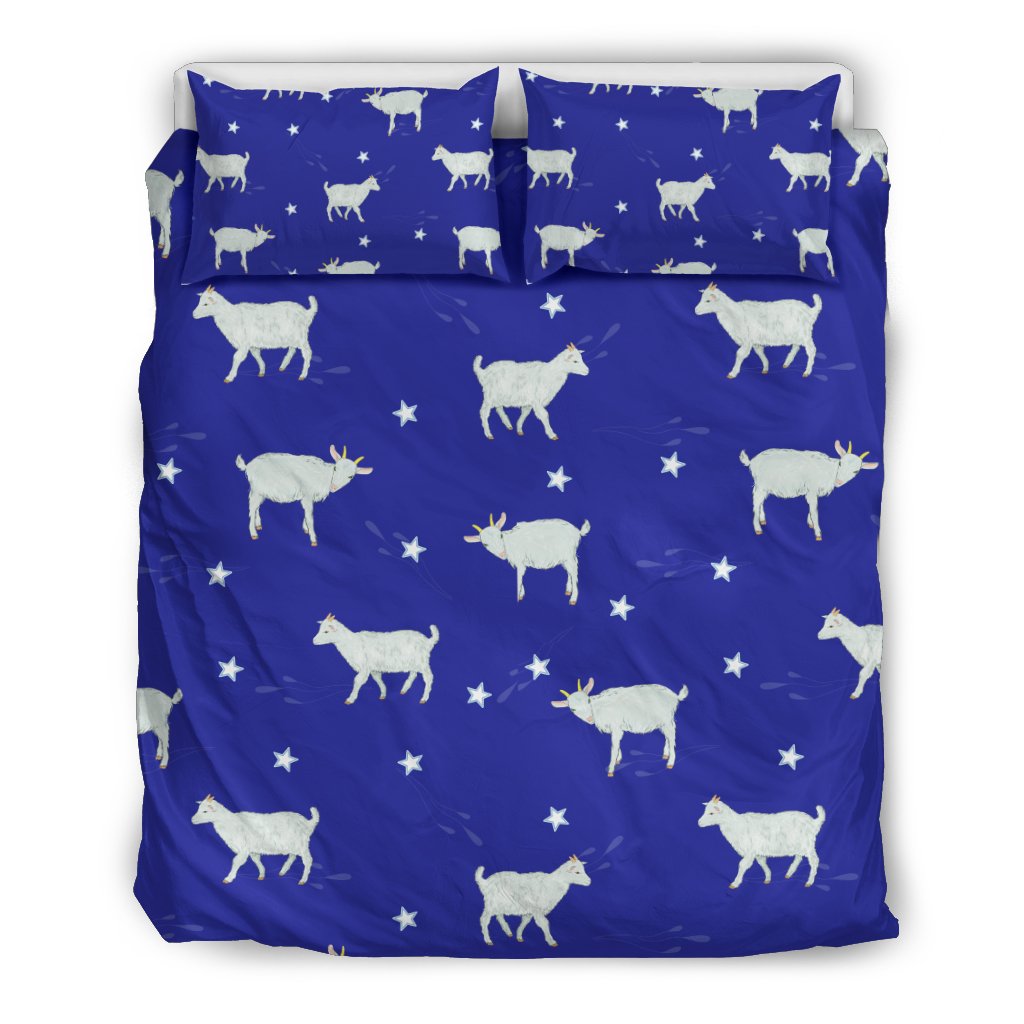 Goat Sheep Pattern Print Duvet Cover Bedding Set-grizzshop