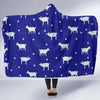 Goat Sheep Pattern Print Hooded Blanket-grizzshop