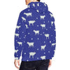 Goat Sheep Pattern Print Men Pullover Hoodie-grizzshop