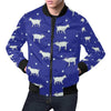 Goat Sheep Pattern Print Men's Bomber Jacket-grizzshop