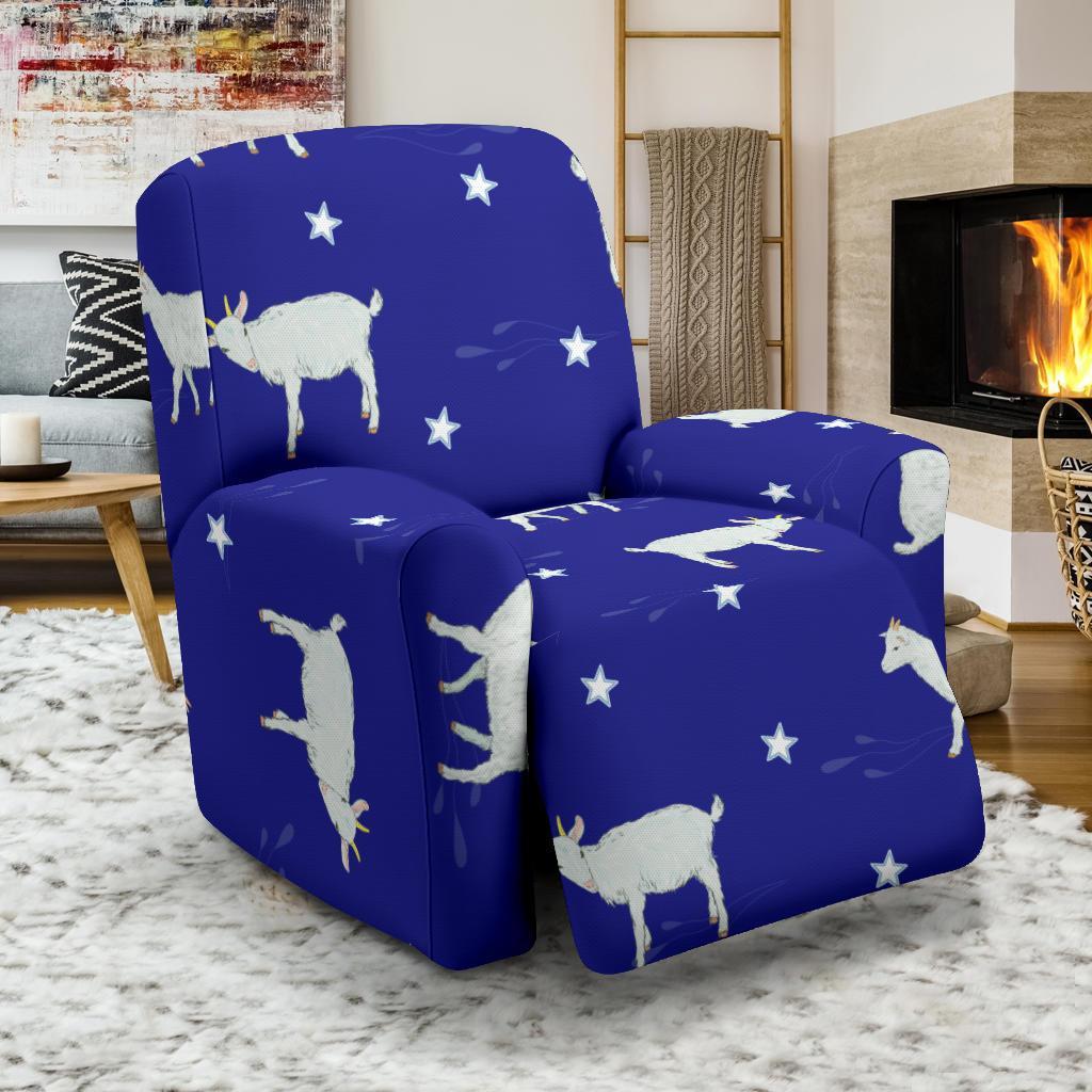 Goat Sheep Pattern Print Recliner Cover-grizzshop