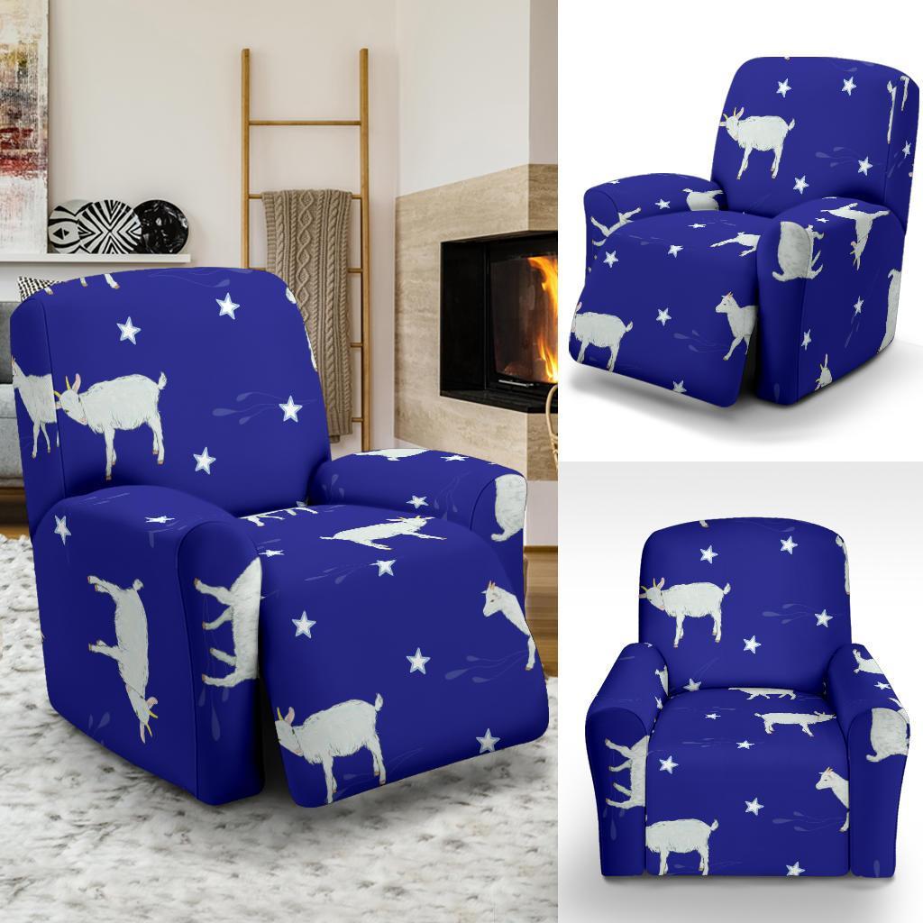 Goat Sheep Pattern Print Recliner Cover-grizzshop