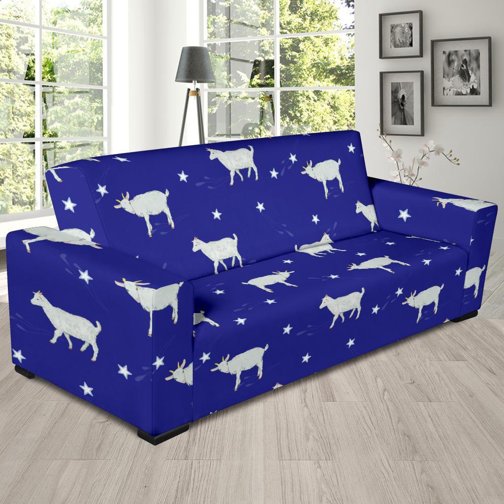 Goat Sheep Pattern Print Sofa Covers-grizzshop