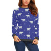 Goat Sheep Pattern Print Women's Sweatshirt-grizzshop