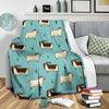 Goat Sheep Print Pattern Blanket-grizzshop