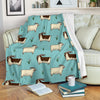 Goat Sheep Print Pattern Blanket-grizzshop