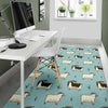 Goat Sheep Print Pattern Floor Mat-grizzshop