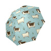 Goat Sheep Print Pattern Foldable Umbrella-grizzshop