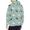 Goat Sheep Print Pattern Men Pullover Hoodie-grizzshop