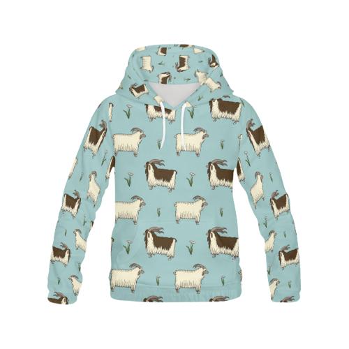 Goat Sheep Print Pattern Men Pullover Hoodie-grizzshop