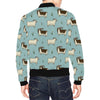 Goat Sheep Print Pattern Men's Bomber Jacket-grizzshop