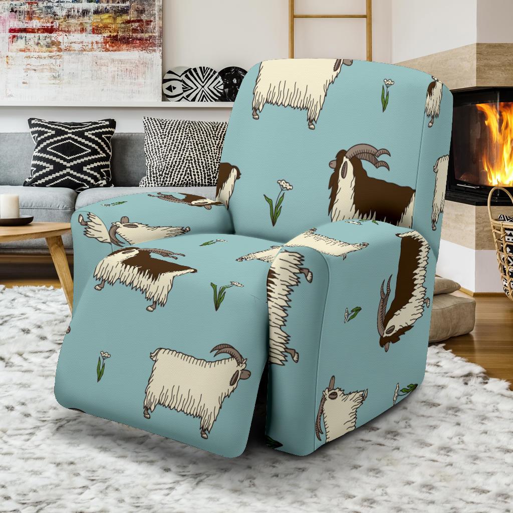 Goat Sheep Print Pattern Recliner Cover-grizzshop