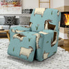 Goat Sheep Print Pattern Recliner Cover-grizzshop