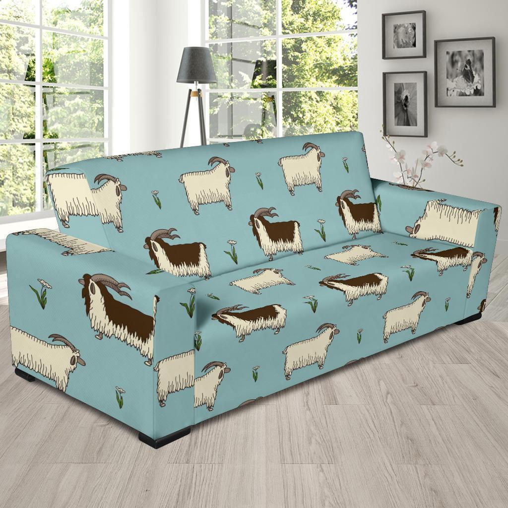 Goat Sheep Print Pattern Sofa Covers-grizzshop