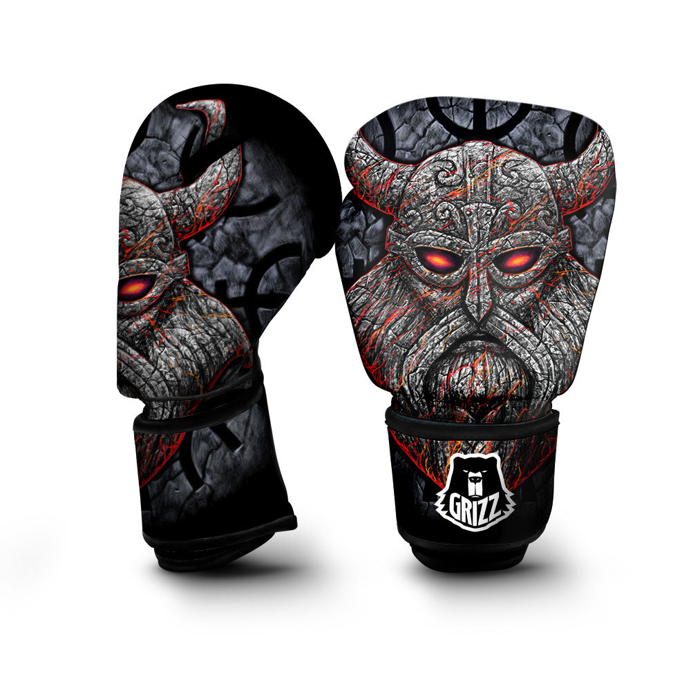 God Odin Ancient Viking Norse Print Boxing Gloves-grizzshop