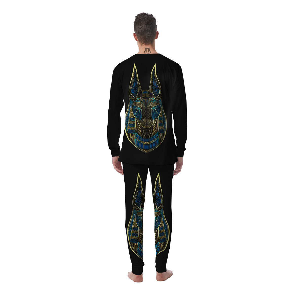 Gods Ancient Egyptian Print Men's Pajamas-grizzshop