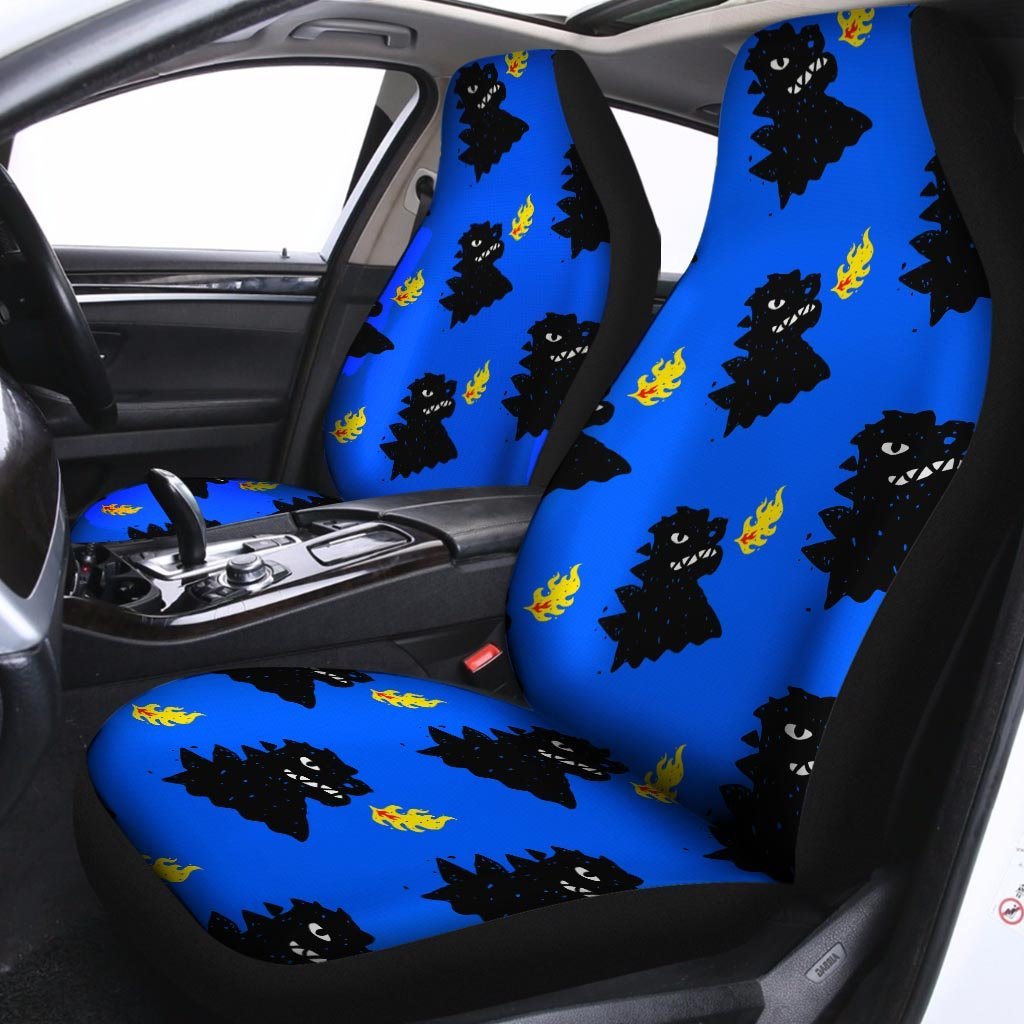 Godzilla Japanese Pattern Print Car Seat Covers-grizzshop