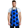 Godzilla Japanese Pattern Print Men's Apron-grizzshop