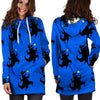 Godzilla Print Hoodie Dress-grizzshop