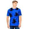 Godzilla Print Men T Shirt-grizzshop