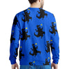 Godzilla Print Men's Sweatshirt-grizzshop