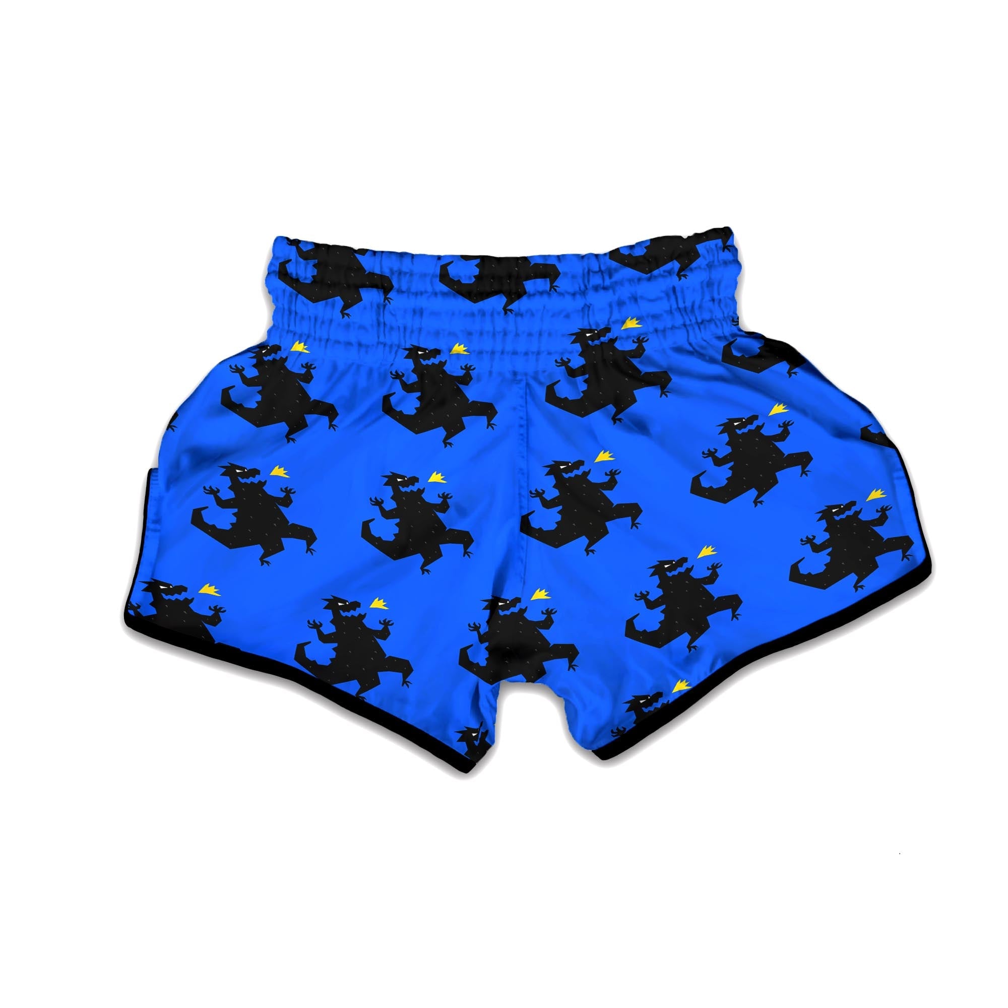 Godzilla Print Muay Thai Boxing Shorts-grizzshop