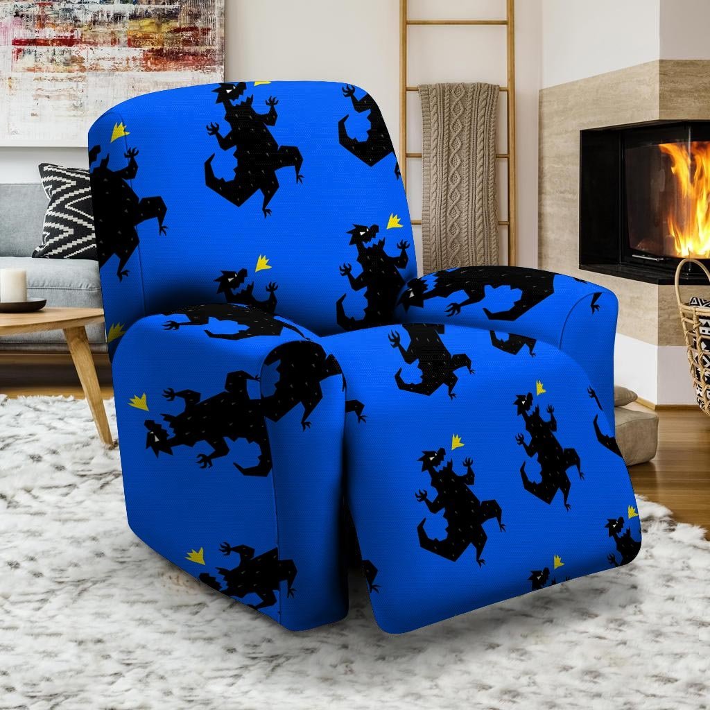 Godzilla Print Recliner Cover-grizzshop