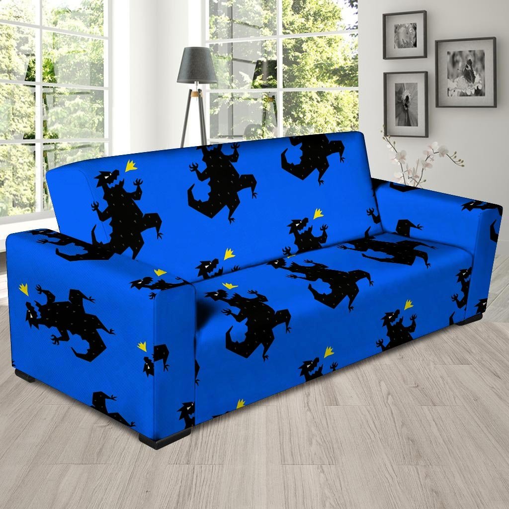 Godzilla Print Sofa Cover-grizzshop