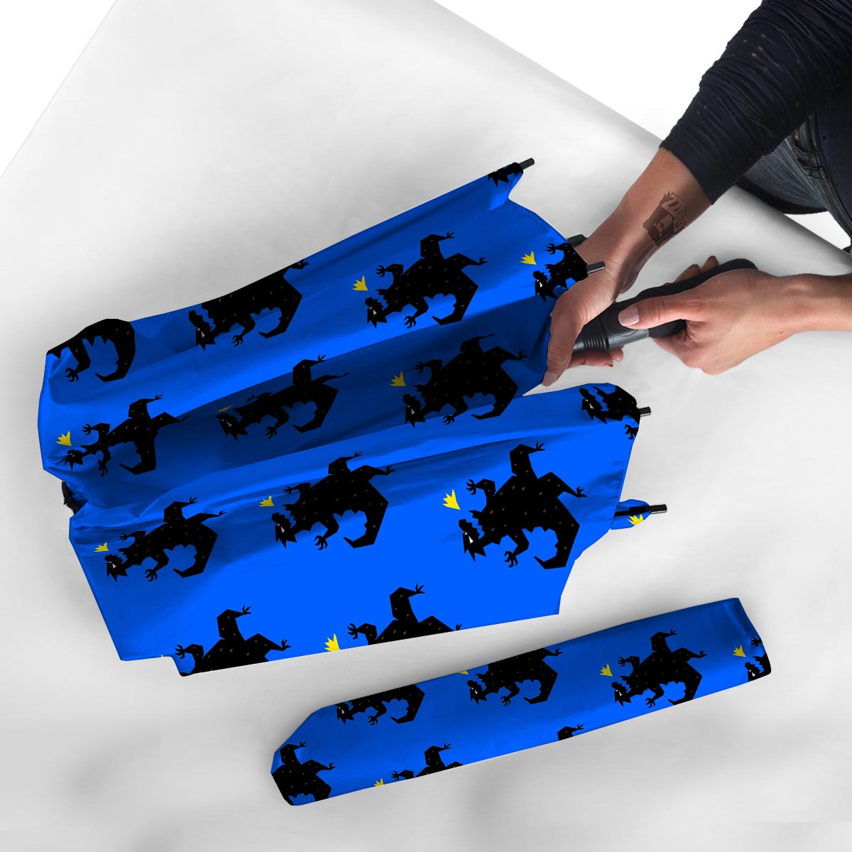 Godzilla Print Umbrella-grizzshop