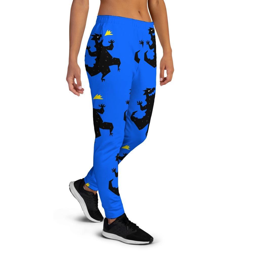 Godzilla Print Women's Joggers-grizzshop