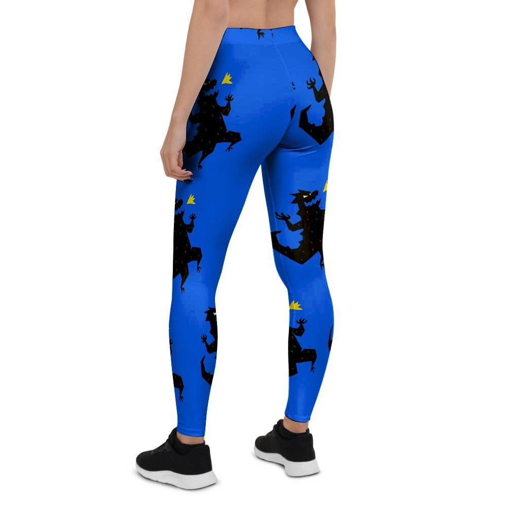 Godzilla Print Women's Leggings-grizzshop