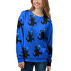 Godzilla Print Women's Sweatshirt-grizzshop