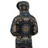 Gold Blue Paisley Bandana Print Men's Hoodie-grizzshop