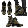 Gold Chakra Women's Leather Boots-grizzshop