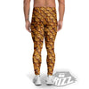 Gold Dragons Skin 3D Print Pattern Men's Leggings-grizzshop