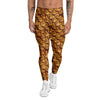 Gold Dragons Skin 3D Print Pattern Men's Leggings-grizzshop