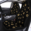 Gold Footprint Paw Car Seat Covers-grizzshop