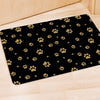 Gold Footprint Paw Door Mat-grizzshop