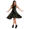 Gold Footprint Paw Dress-grizzshop