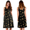 Gold Footprint Paw Dress-grizzshop