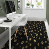 Gold Footprint Paw Floor Mat-grizzshop