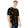 Gold Footprint Paw Men T Shirt-grizzshop