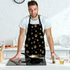 Gold Footprint Paw Men's Apron-grizzshop