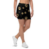 Gold Footprint Paw Mini Skirt-grizzshop