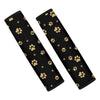 Gold Footprint Paw Seat Belt Cover-grizzshop