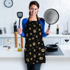 Gold Footprint Paw Women's Apron-grizzshop