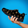 Gold Footprint Paw Women's Sneakers-grizzshop