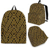 Gold Glitter Pattern Print Backpack-grizzshop